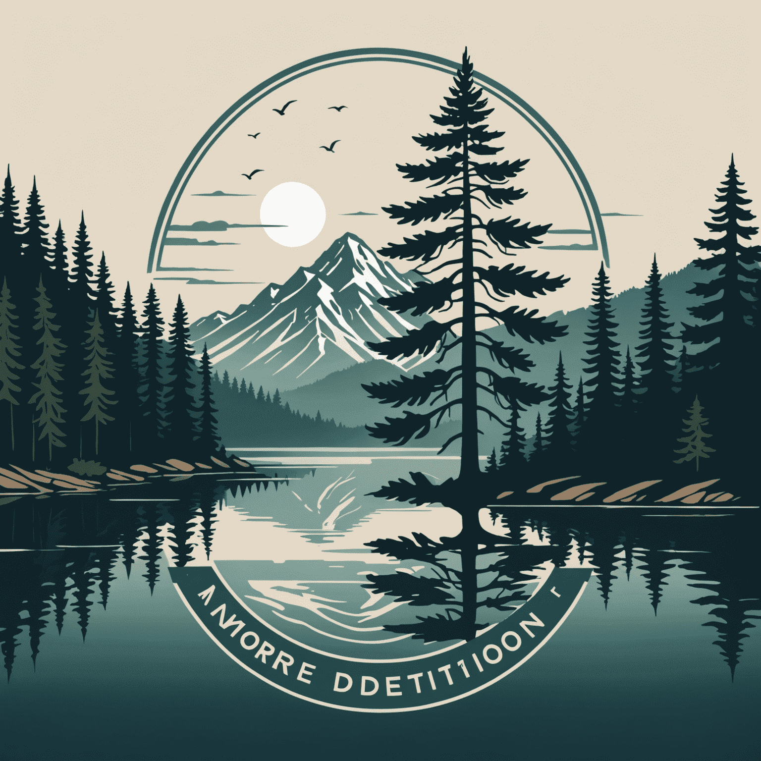 NorExpedition logo featuring a stylized pine tree and lake
